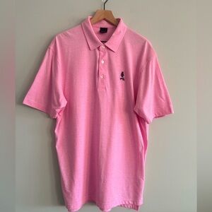 Dunning Golf Pink Polo Shirt Stone Harbor Course Logo